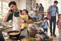 Nếu đàn ông thử làm phụ nữ một ngày…