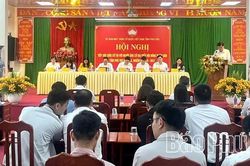 Ứng cử viên đại biểu HĐND tỉnh tiếp xúc cử tri tại các xã Lạc Sơn, Thượng Cốc