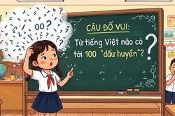 Từ tiếng Việt nào có tới 100 'dấu huyền'?