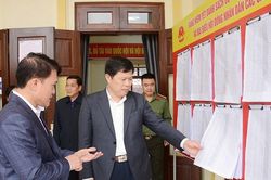 Kiểm tra công tác chuẩn bị bầu cử đại biểu Quốc hội và HĐND các cấp tại nhiều địa phương tỉnh Hưng Yên