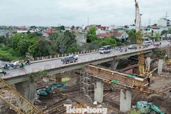 Cầu Mai Lĩnh mới đang được thi công ra sao?