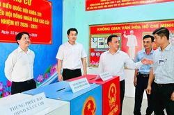 Lãnh đạo TPHCM kiểm tra công tác chuẩn bị bầu cử tại các xã Nhuận Đức, Phú Hòa Đông và Củ Chi.