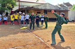 Gia Lai có 24 học sinh dự Hội thao Giáo dục quốc phòng và an ninh học sinh THPT toàn quốc