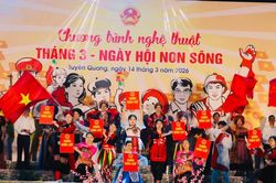 Nhiều hoạt động văn hóa, nghệ thuật 'Ngày hội non sông' trên khắp cả nước