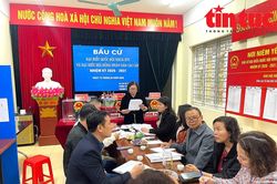 Cách thức Tổ bầu cử kiểm đếm phiếu bầu cho từng ứng cử viên
