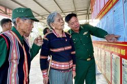 Bộ đội Biên phòng lan tỏa không khí ngày hội lớn của toàn dân nơi biên giới