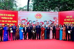 Các đồng chí lãnh đạo Đảng, Nhà nước hòa cùng 'Ngày hội non sông'