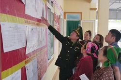 Bộ đội Biên phòng Nghệ An hoàn thành sớm công tác bầu cử