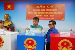 Thành phố Hồ Chí Minh: Một số địa phương đã đạt tỷ lệ bỏ phiếu 100%