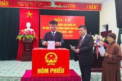 Ninh Bình: Hơn 2.200 cử tri Khu vực bỏ phiếu số 31, phường Hoa Lư tham gia ngày hội bầu cử