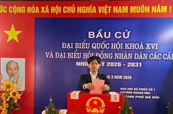 Cử tri trẻ tự hào khoảnh khắc ghi dấu mốc trưởng thành