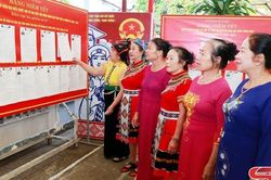 Nhiều địa phương của Sơn La đã có tỷ lệ cử tri đi bầu cao