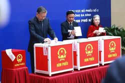 Tổng Bí thư Tô Lâm và lãnh đạo Đảng, Nhà nước cùng gần 79 triệu cử tri tham gia bầu cử