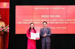 Bộ GD&ĐT công bố quyết định tiếp nhận, bổ nhiệm Thứ trưởng