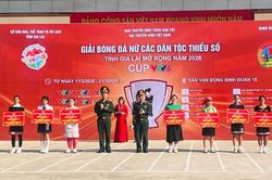 Ấn tượng Giải bóng đá nữ các dân tộc thiểu số Gia Lai, sắc màu thổ cẩm rực sáng trên sân cỏ