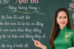 'Nhớ bà' – Từ thi ca, đến đề kiểm tra giữa học kỳ môn Ngữ văn Lớp 12