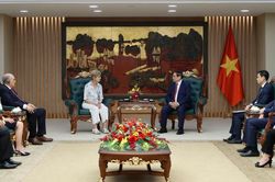 Thủ tướng tiếp Đoàn Quỹ Eisenhower của Hoa Kỳ