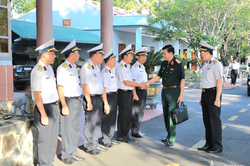 Thanh tra Bộ Quốc phòng làm việc tại Lữ đoàn 101 (Vùng 4 Hải quân)
