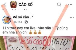 Một phụ nữ mắc bẫy lừa 'xổ số cào online' mất hơn 100 triệu đồng