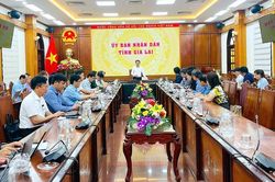 Chủ tịch UBND tỉnh Phạm Anh Tuấn nghe báo cáo công tác chuẩn bị Tuần lễ khai mạc Năm Du lịch quốc gia