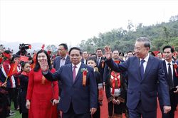 Tổng Bí thư Tô Lâm dự khởi công đồng loạt các trường nội trú liên cấp