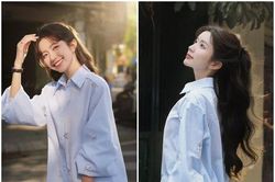 Diễn viên Ngọc Huyền khoe gương mặt 'đẹp không góc chết'
