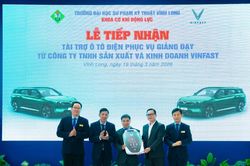 Trường ĐH Sư phạm Kỹ thuật Vĩnh Long tăng tốc đào tạo nhân lực ngành ô tô điện