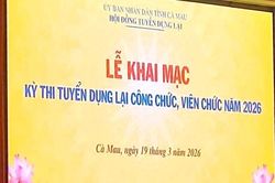 Nhiều cán bộ ở Cà Mau phải thi tuyển lại do sai sót