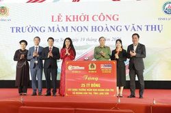 T&T Group và SHB đồng hành cùng Bộ Công an xây dựng Trường mầm non Hoàng Văn Thụ tại Lạng Sơn