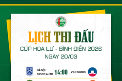 Lịch thi đấu bóng chuyền Cúp Hoa Lư ngày 20-3