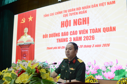 Cục Tuyên huấn (Tổng cục Chính trị): Báo cáo viên toàn quân chú trọng công tác tư tưởng ở cơ sở
