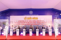 Hà Nội khởi công 3 đoạn tuyến Vành đai 2,5 tổng vốn 8.400 tỷ đồng