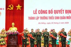 Công bố quyết định thành lập Trường Thiếu sinh quân miền Trung, khai giảng khóa đầu tiên vào tháng 9/2026