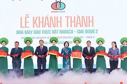 Phó Chủ tịch Quốc hội Nguyễn Thị Thanh dự lễ khánh thành Nhà máy dầu thực vật 1.800 tỷ đồng tại Bắc Ninh