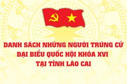 Những người trúng cử đại biểu Quốc hội khóa XVI tại tỉnh Lào Cai