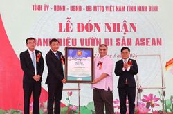 Vườn Quốc gia Xuân Thủy đón nhận danh hiệu Vườn di sản ASEAN