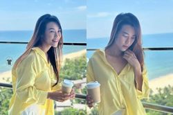 MC Hoàng Oanh thăng hạng nhan sắc, gợi cảm hơn khi có bạn trai mới