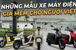 Những mẫu xe máy điện giá mềm cho người Việt