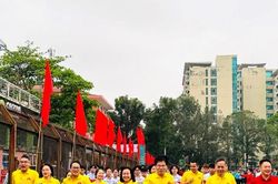 Phường Kim Liên phát động Ngày chạy Olympic vì sức khỏe toàn dân