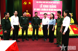 Quân khu 2: Bồi dưỡng kiến thức quốc phòng và an ninh cho cán bộ đối tượng 2