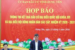 Hưng Yên công bố kết quả bầu cử, không có đơn vị phải bầu lại