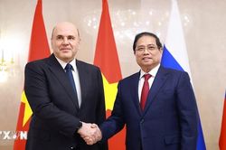 Thủ tướng Phạm Minh Chính hội đàm với Thủ tướng Liên bang Nga