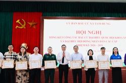 Xã Tam Hưng bầu đủ 23 đại biểu HĐND cấp xã nhiệm kỳ 2026-2031