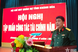 Bộ CHQS tỉnh Khánh Hòa bồi dưỡng nghiệp vụ tài chính