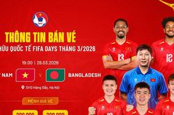 Điểm tin thể thao 24/3: Bán vé trận Việt Nam - Bangladesh, World Cup Pickleball 2026 diễn ra tại Đà Nẵng