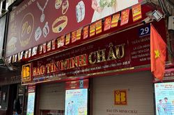 Cửa hàng vàng Bảo Tín Minh Châu ở Trần Nhân Tông đột ngột đóng cửa