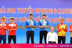 Hà Tĩnh giành 4 huy chương tại giải đua thuyền Rowing và Canoeing quốc gia