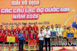 Lào Cai giành 3 huy chương tại Giải Vô địch đá cầu các câu lạc bộ quốc gia