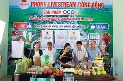 Lãnh đạo xã livestream bán nông sản gây quỹ khuyến học
