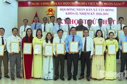 HĐND xã Tân Hồng bầu các chức danh chủ chốt